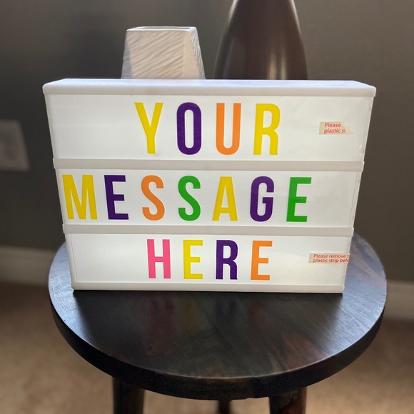 Pillowfort LED Your Message Here Light Box - Picture 2 of 13